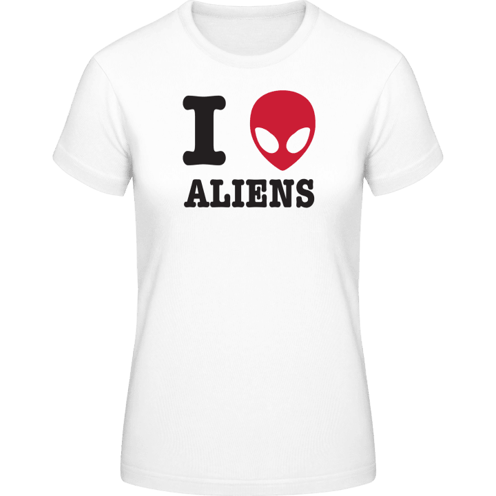 I Love Aliens T-shirt för kvinnor 0 image