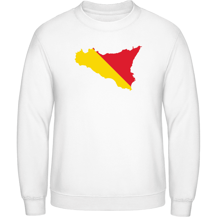 Sicily Map Sweatshirt contain pic