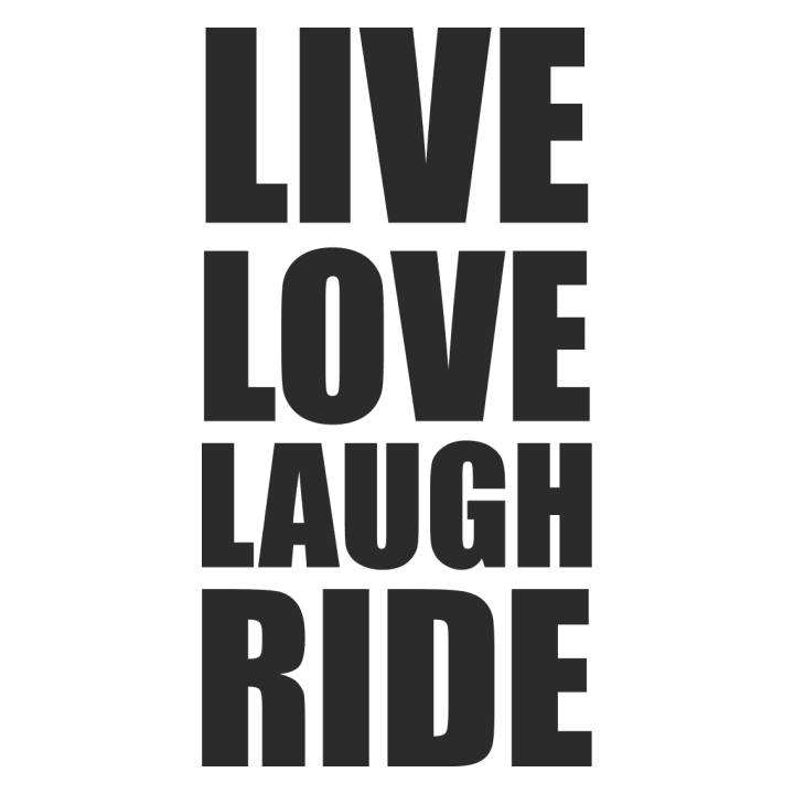 Live Love Laugh Ride Stofftasche 0 image