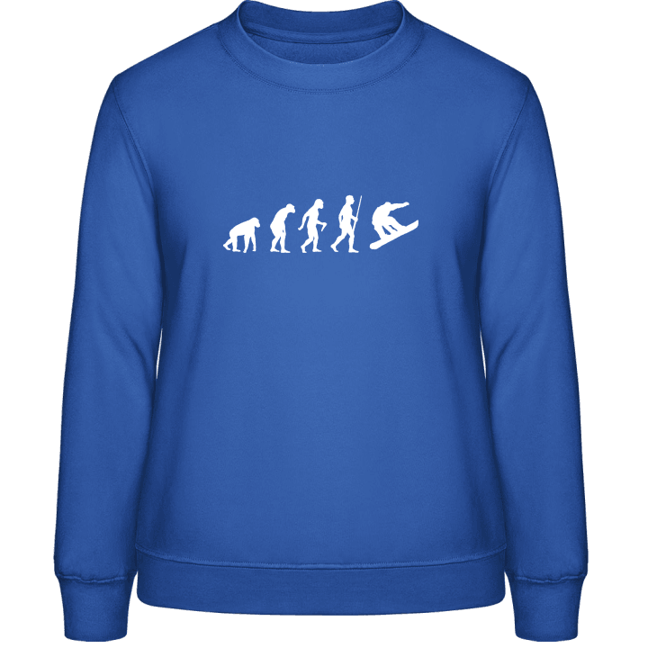 Snowboarder Progress Sweat-shirt pour femme contain pic