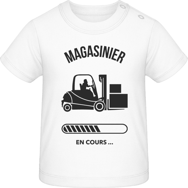 Magasinier en cours T-shirt för bebisar contain pic