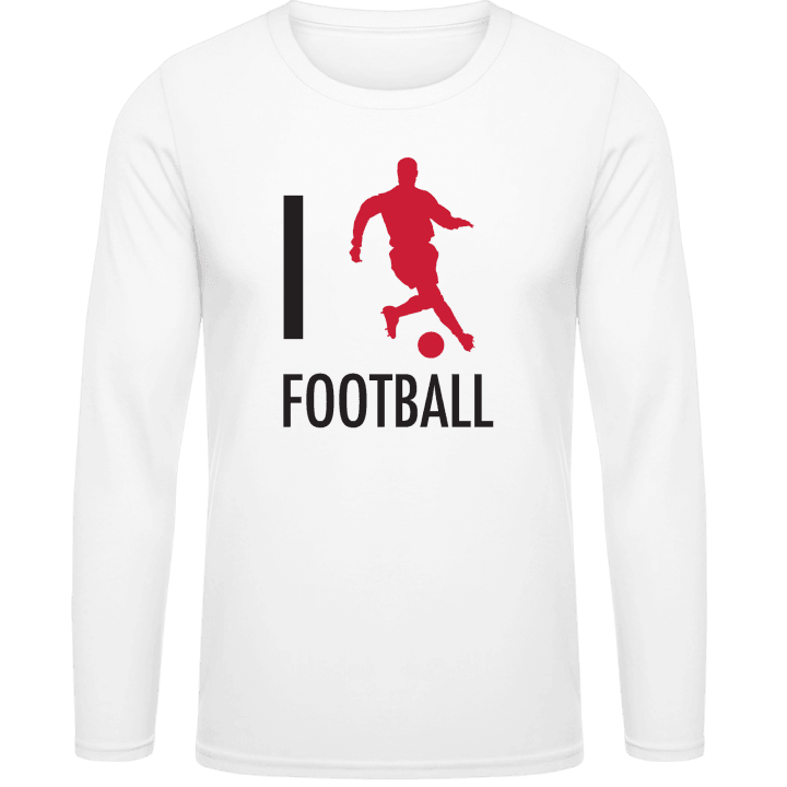 I Heart Football T-shirt à manches longues contain pic