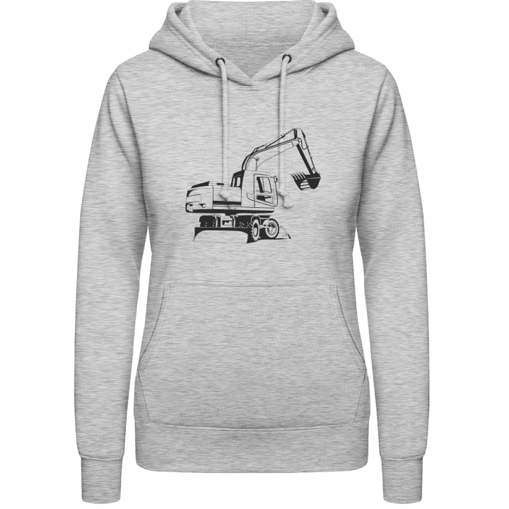 Excavator Detailed Vrouwen Hoodie contain pic