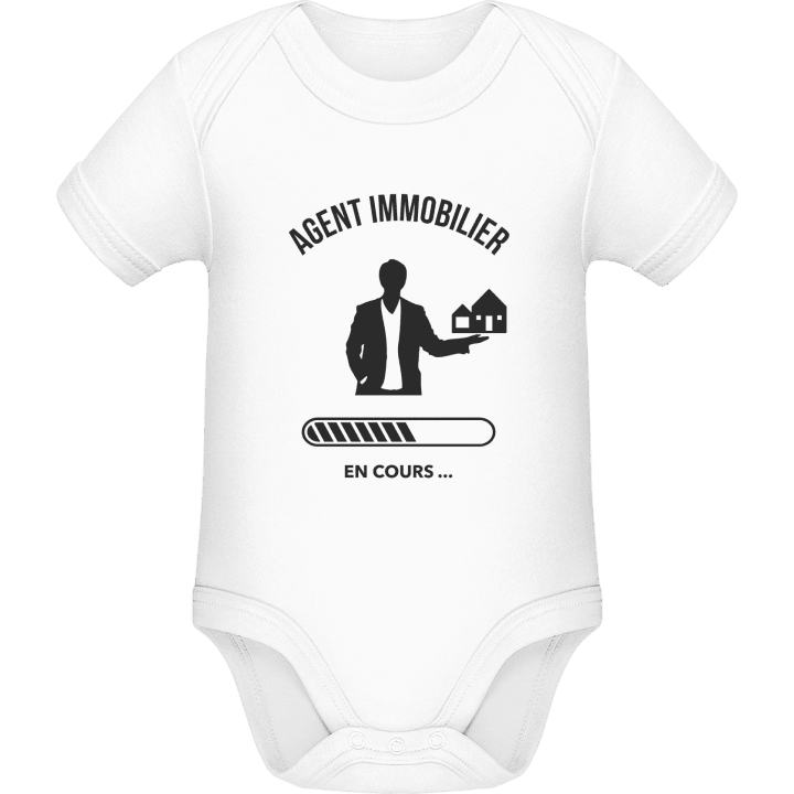 Agent immobilier en cours Baby romper kostym contain pic