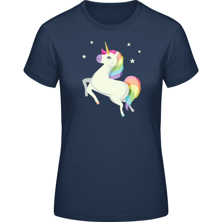 Unicorn With Stars T-shirt för kvinnor 0 image