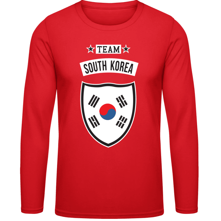 Team South Korea Langermet skjorte contain pic