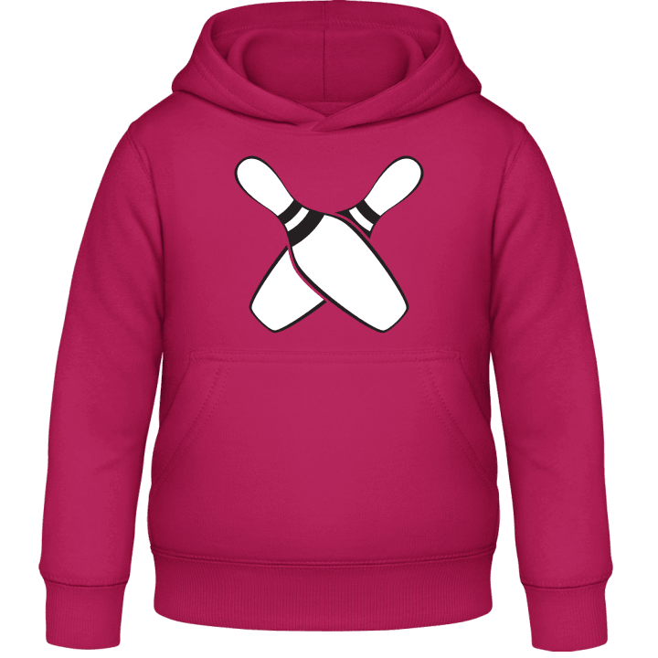Bowling Crossed Kids Hoodie contain pic