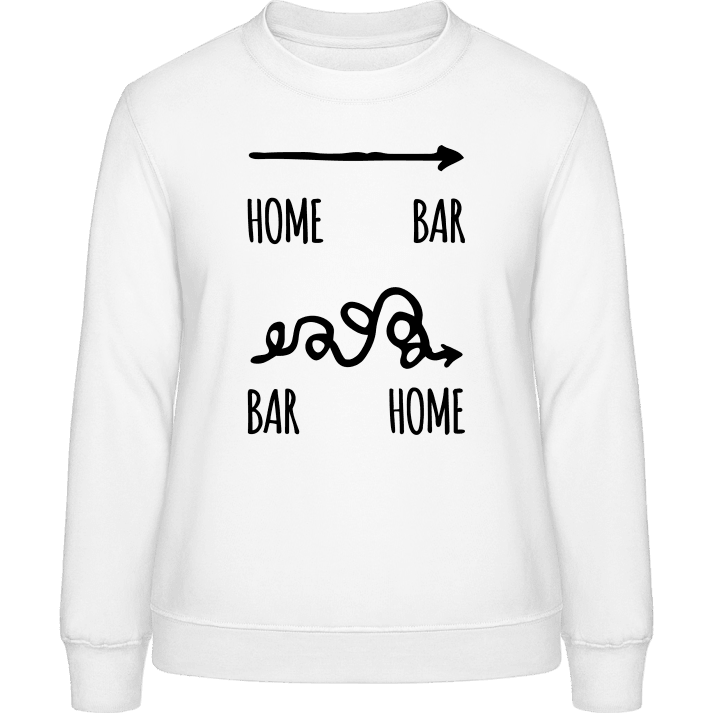 Home Bar Bar Home Frauen Sweatshirt contain pic