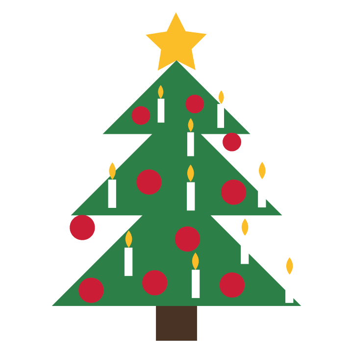 Decorated Christmas Tree Felpa 0 image