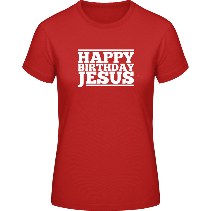 Birthday Jesus Christmas T-skjorte for kvinner 0 image