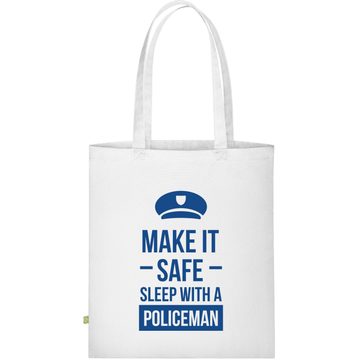 Make It Safe Sleep With A Policeman Bolsa de tela contain pic
