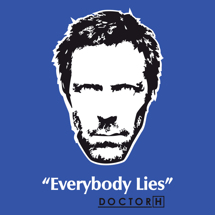 Everybody Lies Dr House Langermet skjorte 0 image