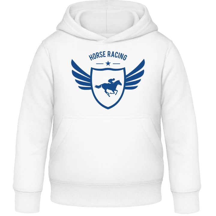 Horse Racing Winged Kids Hoodie contain pic