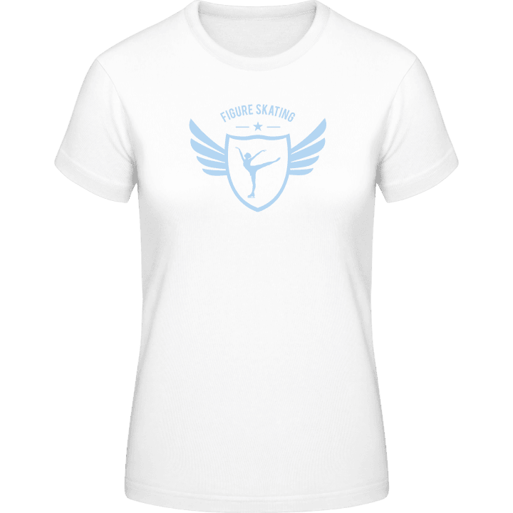 Figure Skating Winged T-shirt til kvinder 0 image