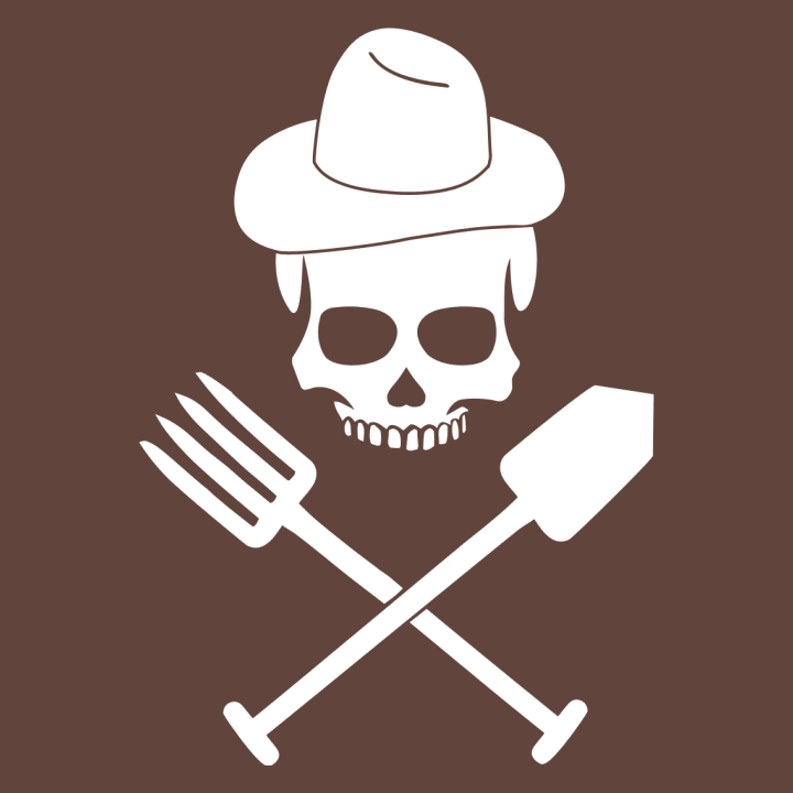 Farmer Skull With Hat Väska av tyg 0 image