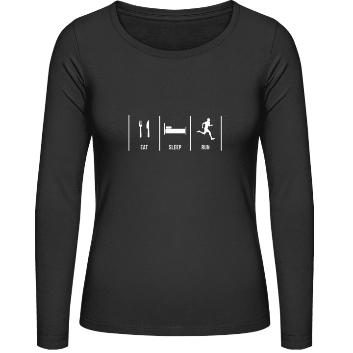 Eat Sleep Run T-shirt à manches longues pour femmes contain pic