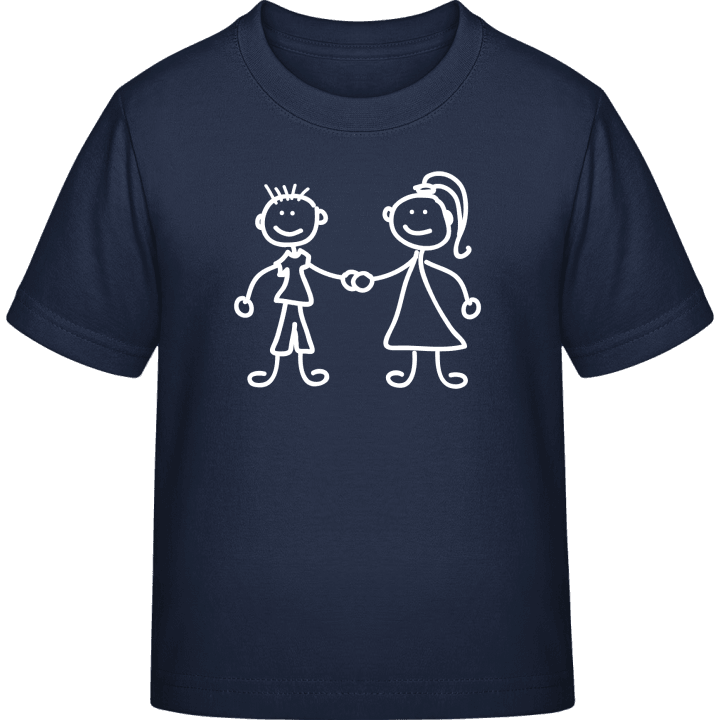 Brother And Sister Hand In Hand Kinder T-Shirt 0 image