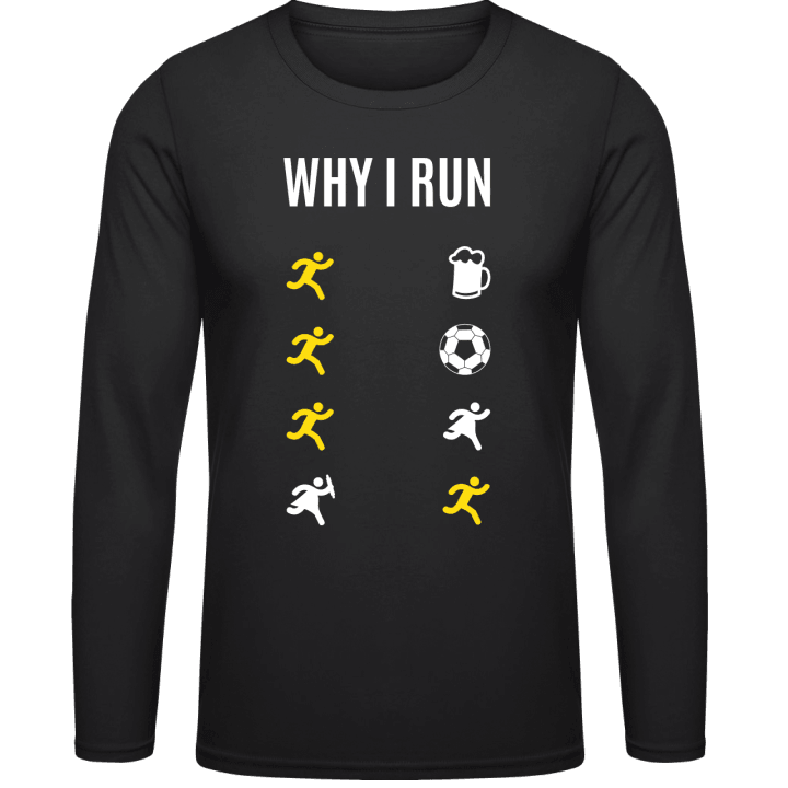 Why I Run Langarmshirt contain pic