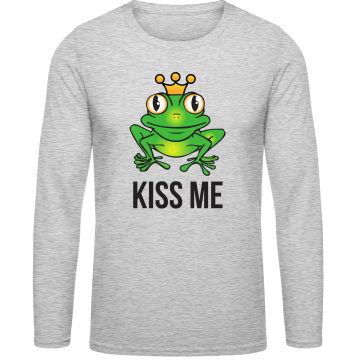 Kiss Me Frog Långärmad skjorta contain pic