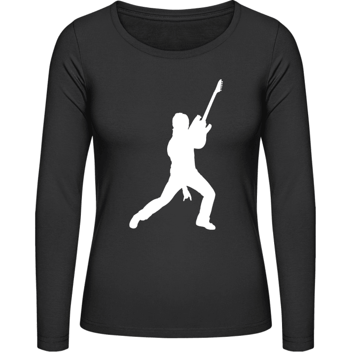 Guitar Hero T-shirt à manches longues pour femmes contain pic