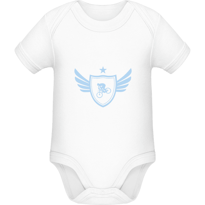 Mountain Bike Star Winged Baby Romper contain pic