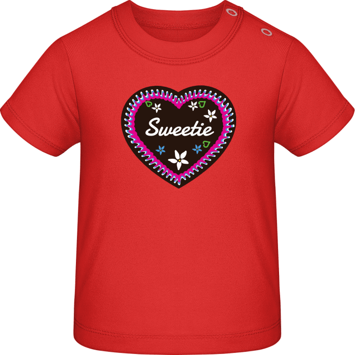 Sweetie Gingerbread heart Camiseta de bebé contain pic