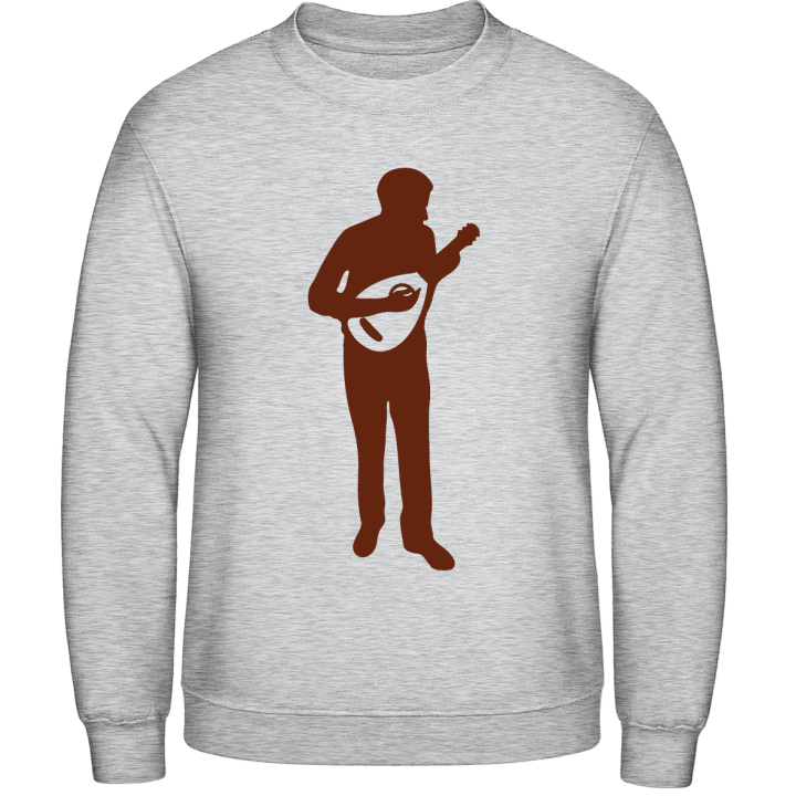 Mandolinist Illustration Sweatshirt contain pic