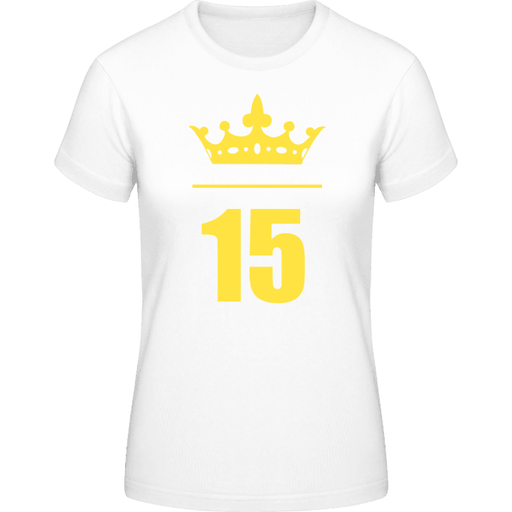15 Age Number T-shirt til kvinder 0 image