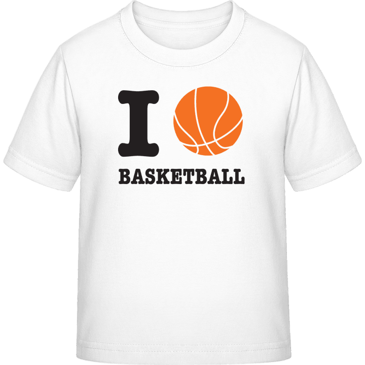 Basketball Love T-skjorte for barn contain pic