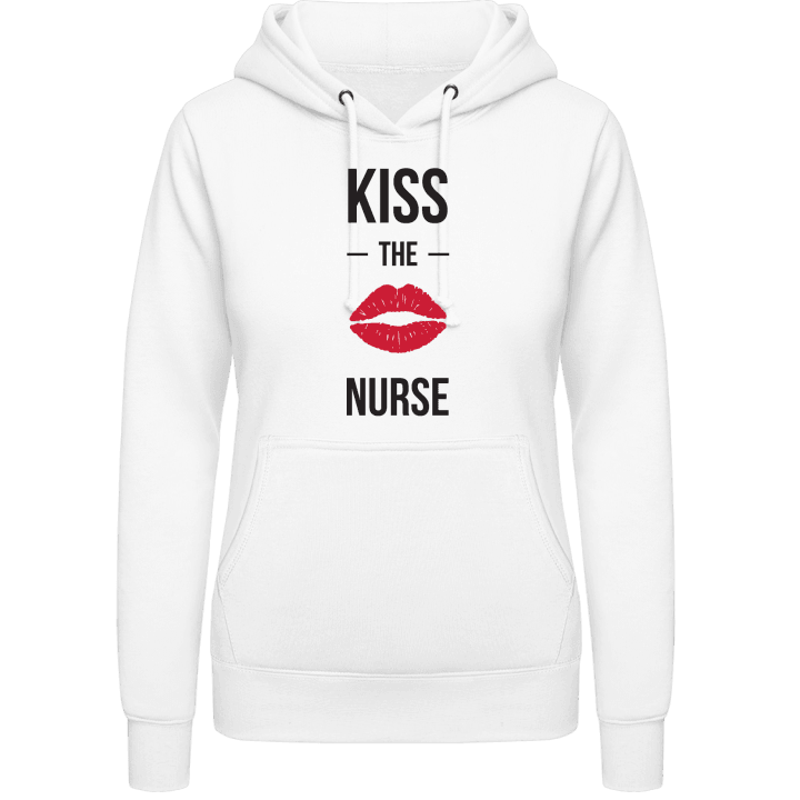 Kiss The Nurse Frauen Kapuzenpulli contain pic