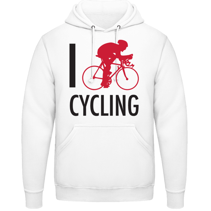 I Love Cycling Sweat à capuche contain pic