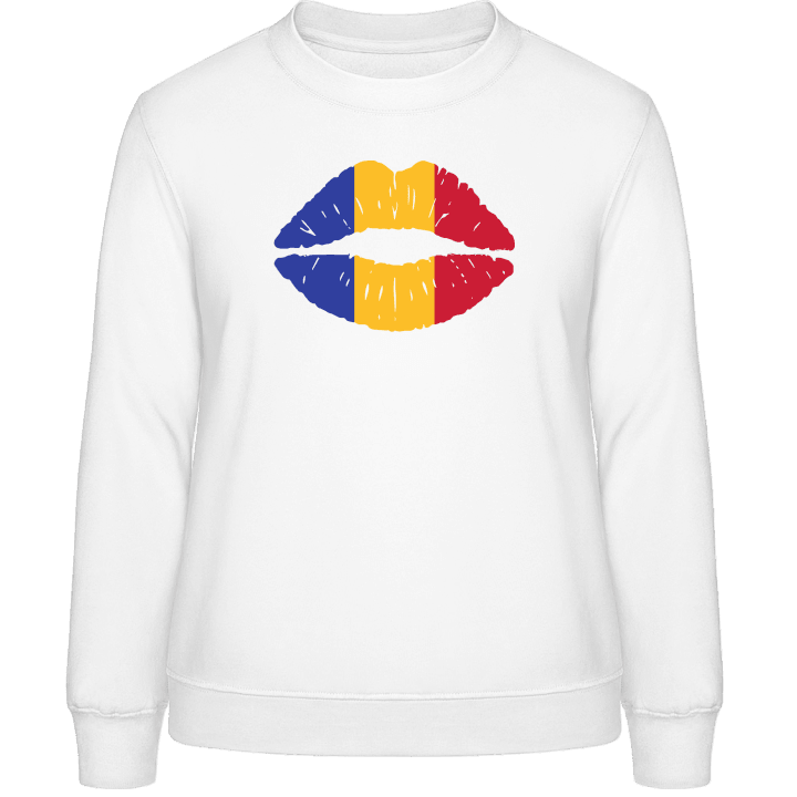 Romanian Kiss Flag Sweat-shirt pour femme contain pic