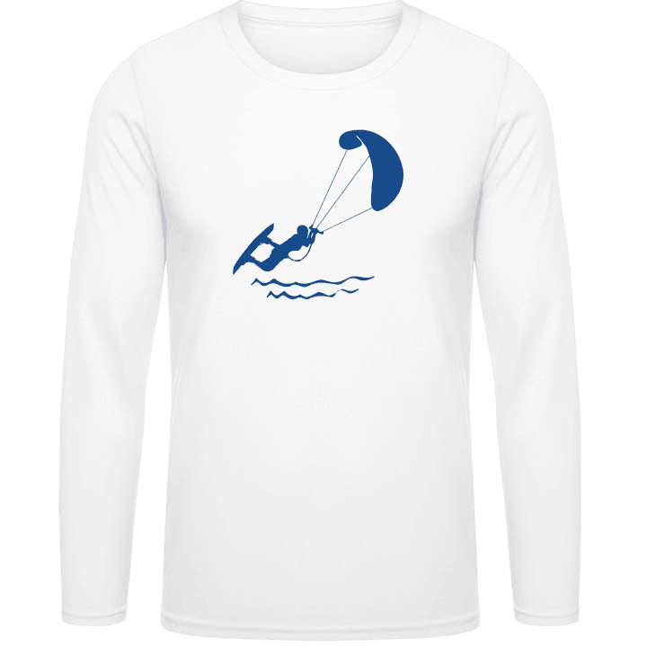 Kitesurfer Silhouette Langermet skjorte contain pic