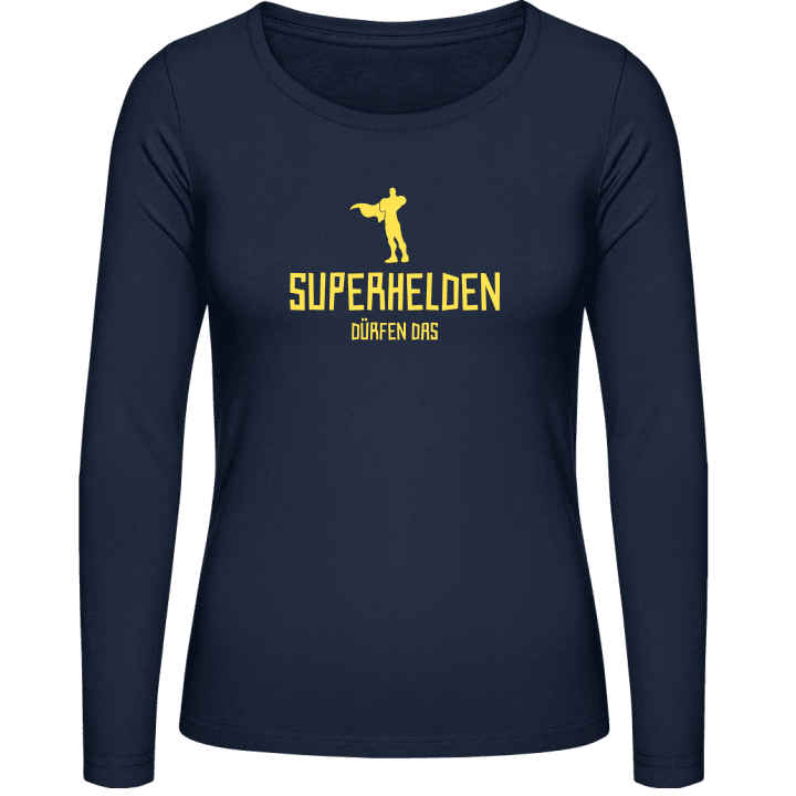 Superhelden dürfen das Naisten pitkähihainen paita 0 image