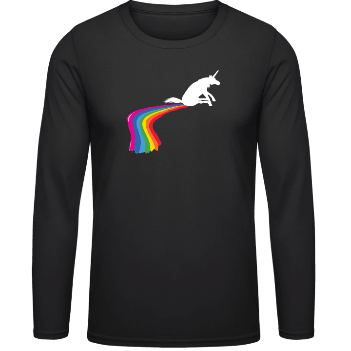 Unicorn Pooping A Rainbow  Långärmad skjorta 0 image