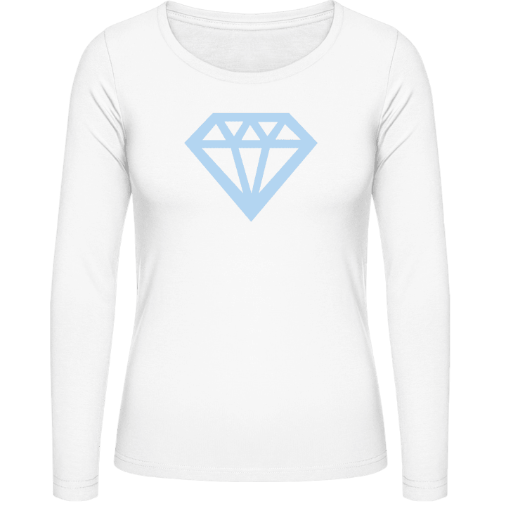 Diamant Langermet skjorte for kvinner 0 image