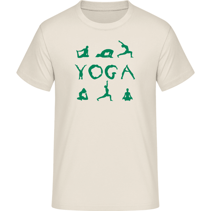 Yoga Letters T-skjorte contain pic
