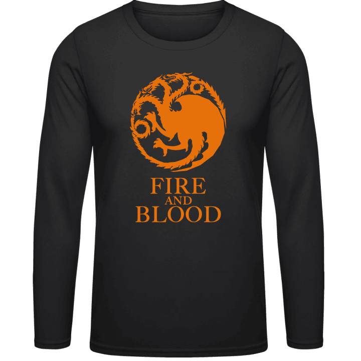 Fire And Blood T-shirt à manches longues 0 image