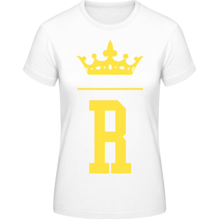 R Initial Vrouwen T-shirt 0 image