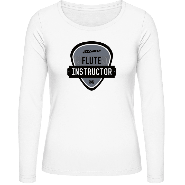 Flute Instructor Women long Sleeve Shirt contain pic