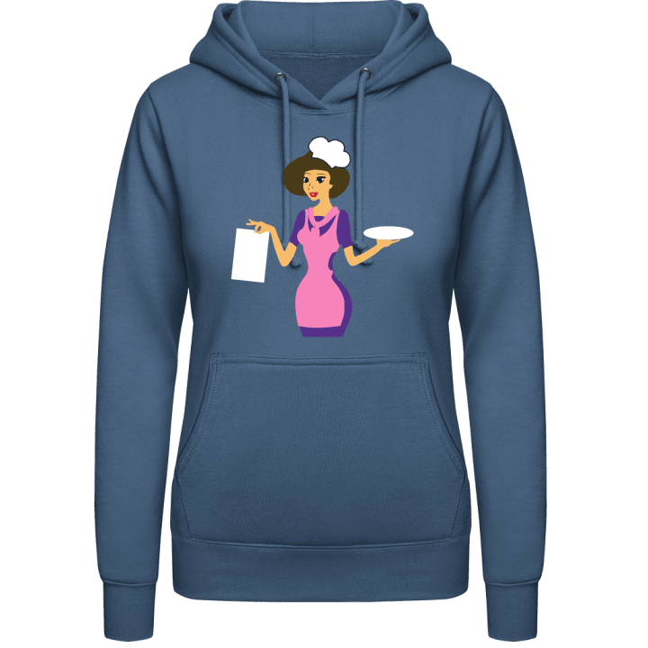 Female Cook Vrouwen Hoodie contain pic