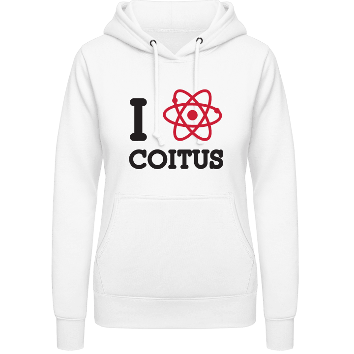 I Love Coitus Vrouwen Hoodie contain pic