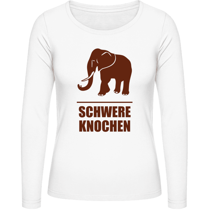 Schwere Knochen Camisa de manga larga para mujer contain pic