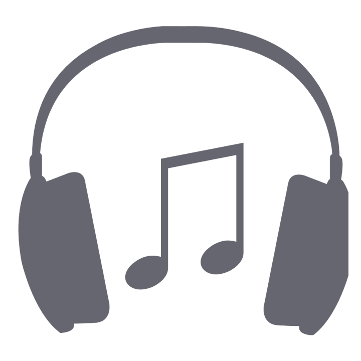Headphones with Music Note Borsa in tessuto 0 image
