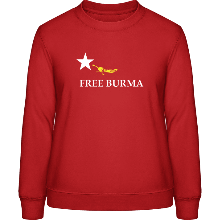 Free Burma Felpa donna contain pic