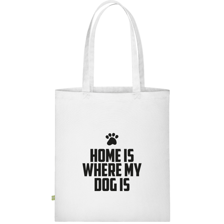 Home Is Where My Dog Is Illustration Stoffen tas 0 image