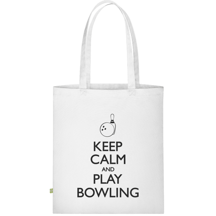 Keep Calm and Play Bowling Väska av tyg contain pic