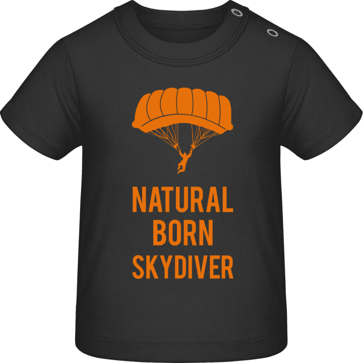 Natural Born Skydiver Camiseta de bebé contain pic