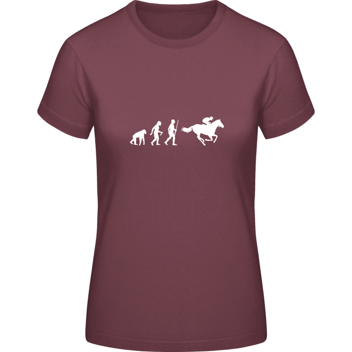 Jokey Horse Racing Evolution T-skjorte for kvinner contain pic
