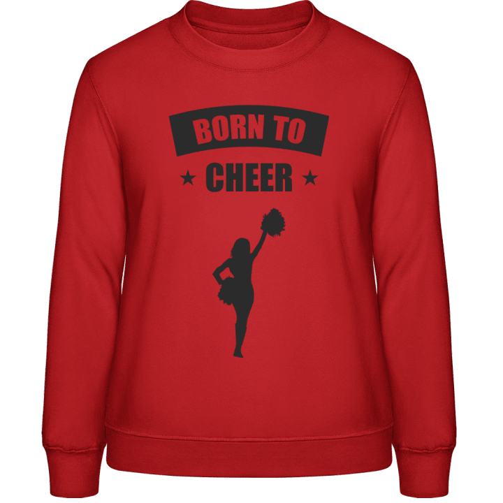 Born To Cheer Sweatshirt för kvinnor contain pic
